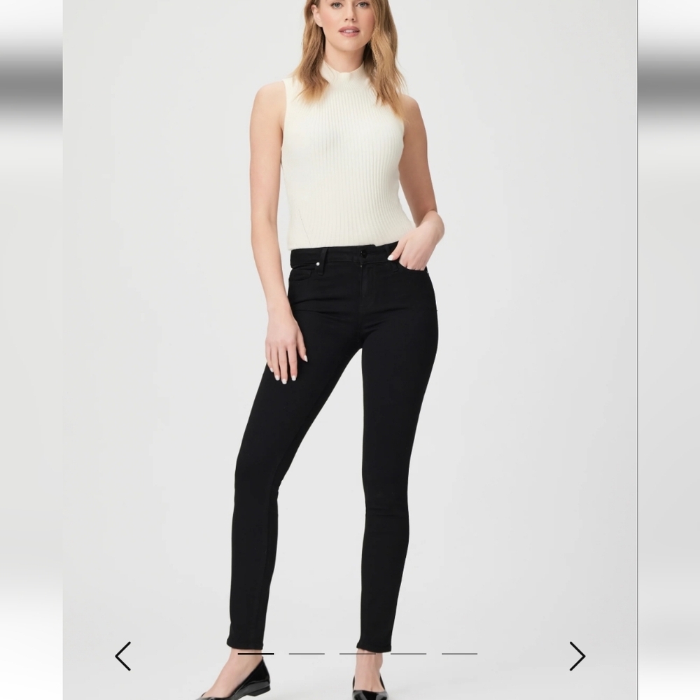 Paige Verdugo Ultra Skinny Jean black overdye